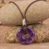 Natural Amethyst Lapis Tiger Eye Stone Pendant